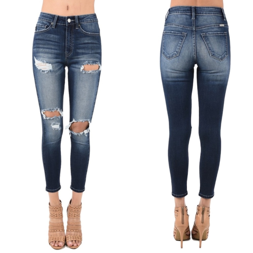 NWT KanCan Jeans Anson-Willa Ankle Skinny High